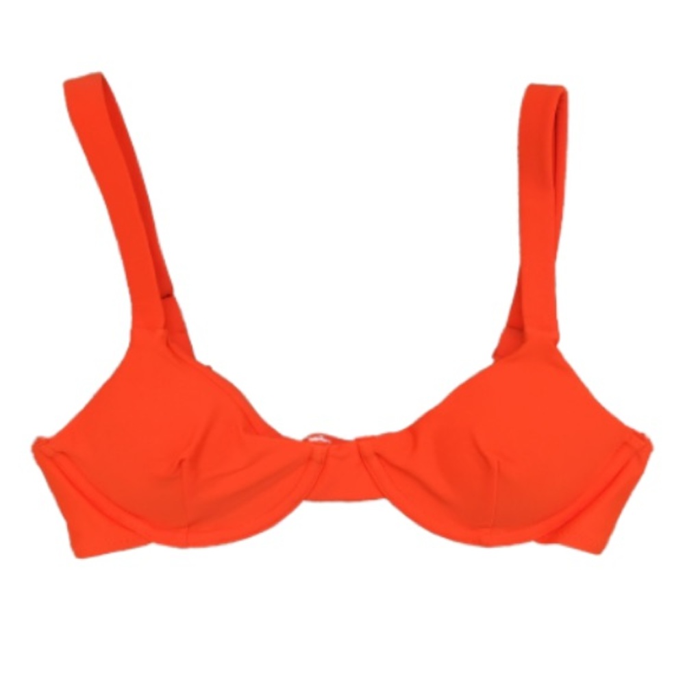 Orange bikini top